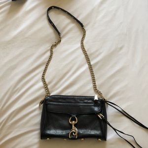 Rebecca Minkoff black mini M.A.C bag